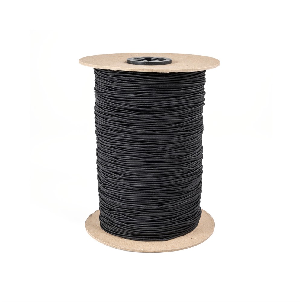 BANDI® ELASTIC CORD PE  Ø1,3-1,7MM BLACK 300M REEL