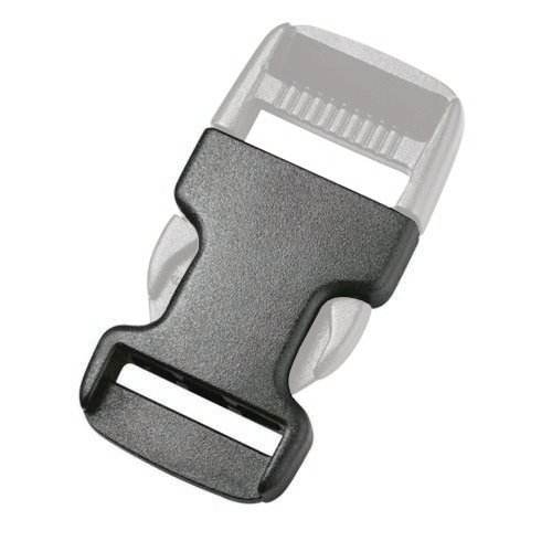 DURAFLEX® MOJAVE SIDE SQUEEZE® BUCKLE NYL 25MM BLACK FEMALE